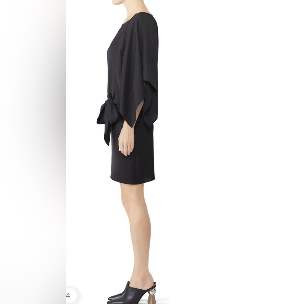 Amanda Uprichard Foster Dress - Black Y2K Asymmetrical - Picture 3 of 5